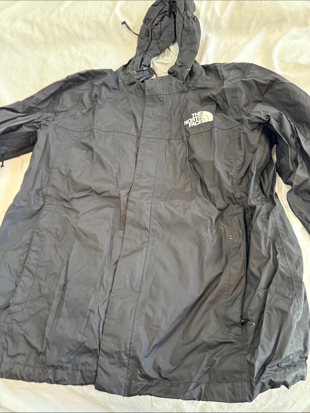 The North Face Black Men's Hooded Rain Jacket
